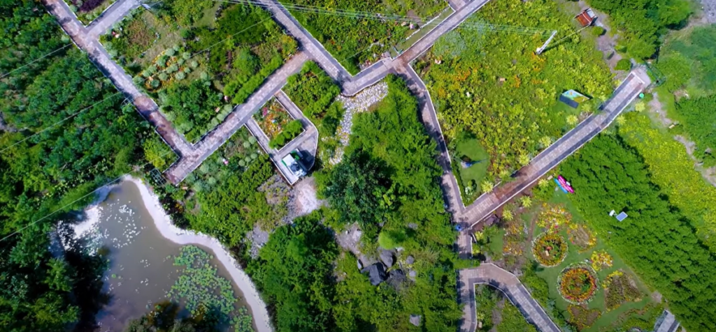 butterfly garden statue of unity