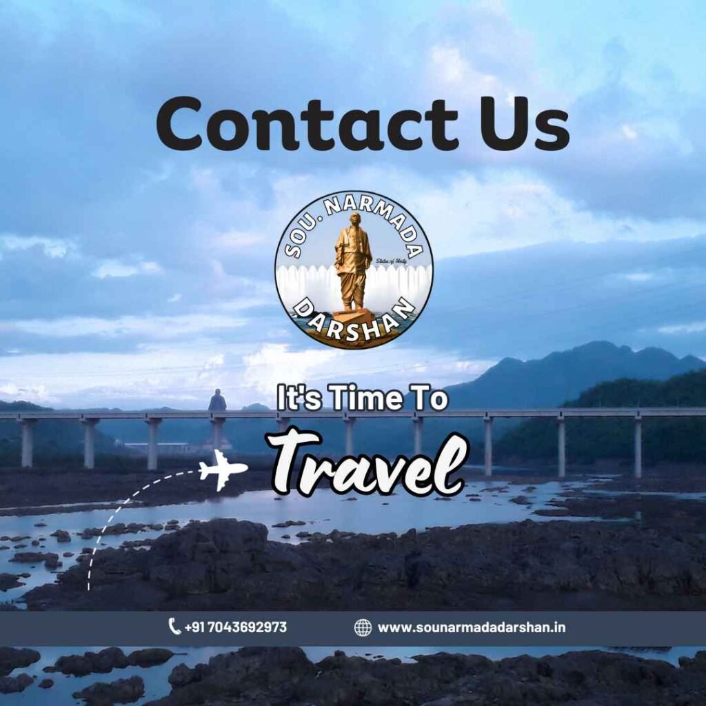 Kevadiya Contact us SOU NARMADA DARSHAN